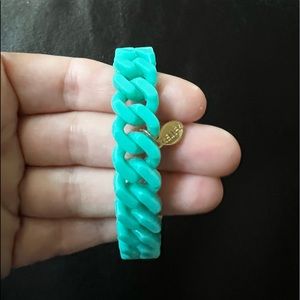 Teal chain link Gelly bracelet